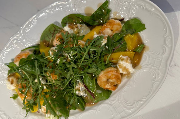 Фото Салат с креветками